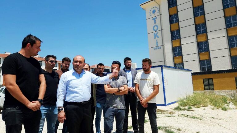 Eskişehir’de TOKİ inşaatları hızla devam ediyor