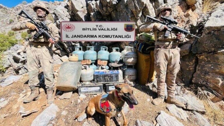 Bitlis'te terör operasyonu: Barınakta yaşam malzemeleri ele geçirildi