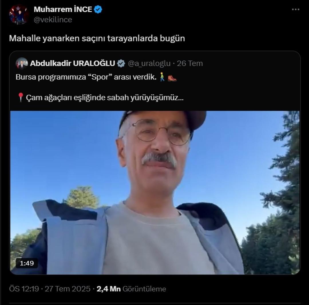 Ince, Bakan Uraology videoya tepki verdi! Cevap geldi: 