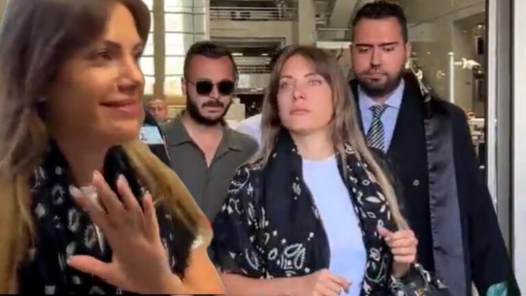 Eda Ece’nin adliye çıkışındaki görüntüsü gündemde! “Ağlamış gibi”